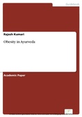 Cover: Obesity in Ayurveda - Anchor Academic Publishing