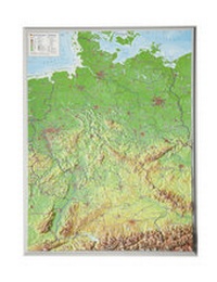 Abbildung von: Deutschland klein 1:2.4MIO - georelief