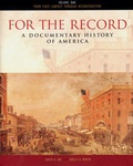 Cover: For the Record - W. W. Norton & Company