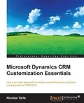 Cover: Microsoft Dynamics CRM Customization Essentials - Packt Publishing