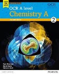 Cover: OCR A level Chemistry A Student Book 2 + ActiveBook - Pearson Education Limited