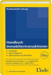 Abbildung von: Handbuch Immobilientransaktionen - Linde