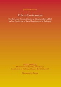 Enlarge image Cover: Rule as En-Actment - Harrassowitz Verlag