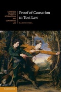 Cover: Proof of Causation in Tort Law - Cambridge University Press