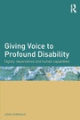 Cover: Giving Voice to Profound Disability - Routledge