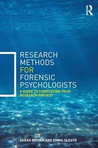 Enlarge image Cover: Research Methods for Forensic Psychologists - Routledge