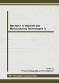Cover: Research in Materials and Manufacturing Technologies IV - Trans Tech Publications Ltd