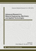 Cover: Advanced Research in Material Engineering, Machinery and Applied Technologies - Trans Tech Publications Ltd