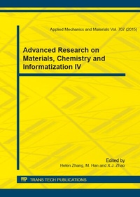 Enlarge image Cover: Advanced Research on Materials, Chemistry and Informatization IV - Trans Tech Publications Ltd