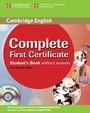 Cover: Complete First Certificate Student's Book with CD-ROM - Cambridge University Press