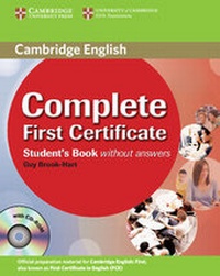 Enlarge image Cover: Complete First Certificate Student's Book with CD-ROM - Cambridge University Press