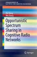 Cover: Opportunistic Spectrum Sharing in Cognitive Radio Networks - Springer