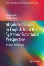 Cover: Absolute Clauses in English from the Systemic Functional Perspective - Springer