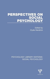 Enlarge image Cover: Perspectives on Social Psychology - Psychology Press Ltd