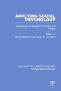 Cover: Applying Social Psychology - Psychology Press Ltd