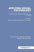 Cover: Applying Social Psychology - Psychology Press Ltd