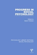 Cover: Progress in Social Psychology - Psychology Press Ltd