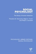 Cover: Social Psychology - Psychology Press Ltd