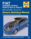 Cover: Fiat Grande Punto, Punto Evo and Punto Petrol (06 - 15) Haynes Repair Manual - J H Haynes & Co Ltd