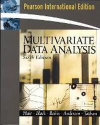 Enlarge image Cover: Multivariate Data Analysis - Pearson