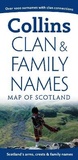Cover: Clan and Family Names Map of Scotland - Collins