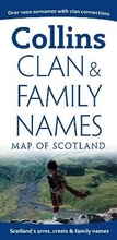 Cover: Clan and Family Names Map of Scotland - Collins