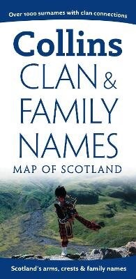 Enlarge image Cover: Clan and Family Names Map of Scotland - Collins