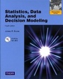 Cover: Statistics, Data Analysis & Decision Modeling - Pearson