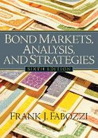 Enlarge image Cover: Bond Markets, Analysis and Strategies - Pearson
