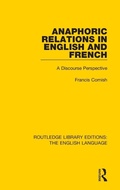 Cover: Anaphoric Relations in English and French - Routledge