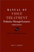 Cover: Manual of Voice Treatment - Delmar Cengage Learning