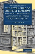 Cover: The Literature of Political Economy - Cambridge University Press