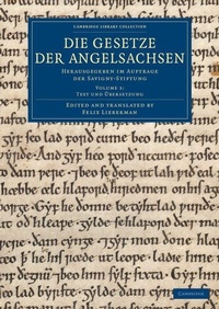 Enlarge image Cover: Die Gesetze der Angelsachsen - Cambridge University Press