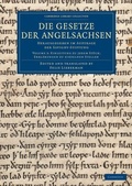 Cover: Die Gesetze der Angelsachsen - Cambridge University Press