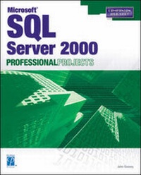 Abbildung von: Microsoft SQL Server 2000 Professional Projects - Course Technology Inc