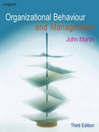 Enlarge image Cover: Organizational Behaviour and Management - Cengage Learning EMEA