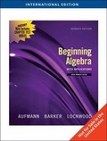 Cover: Beginning Algebra with Applications - Brooks/Cole