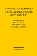 Cover: Freiheit und Freiheitsverluste in Rechtsregime, Gesellschaft und Wissenschaft - Mohr Siebeck