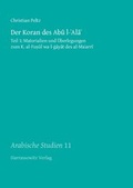 Cover: Der Koran des Abu l-'Ala' - Harrassowitz Verlag