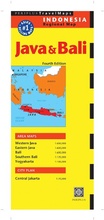 Cover: Java & Bali Travel Map Fourth Edition - Periplus Editions