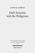 Abbildung von: Paul's Koinonia with the Philippians - Mohr Siebeck