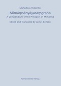 Cover: Mimamsanyayasamgraha - Harrassowitz Verlag