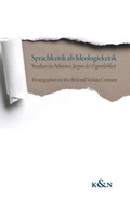 Cover: Sprachkritik als Ideologiekritik - K&ouml;nigshausen & Neumann