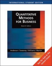 Enlarge image Cover: Quantitative Methods for Business, International Edition (with Student CD-ROM) - South-Western College Publishing