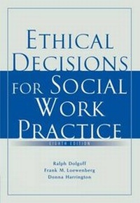 Enlarge image Cover: Ethical Decisions for Social Work Practice - Wadsworth Publishing Co Inc