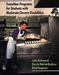 Cover: Transition Programs for Students with Moderate/Severe Disabilities - Wadsworth Publishing Co Inc