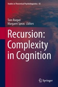 Cover: Recursion: Complexity in Cognition - Springer