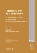 Cover: Facettes du droit de la personnalit&eacute; - Schulthess Juristische Medien