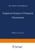 Cover: Empirical Science of Financial Fluctuations - Springer