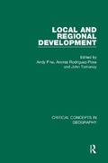 Cover: Local and Regional Development - Routledge